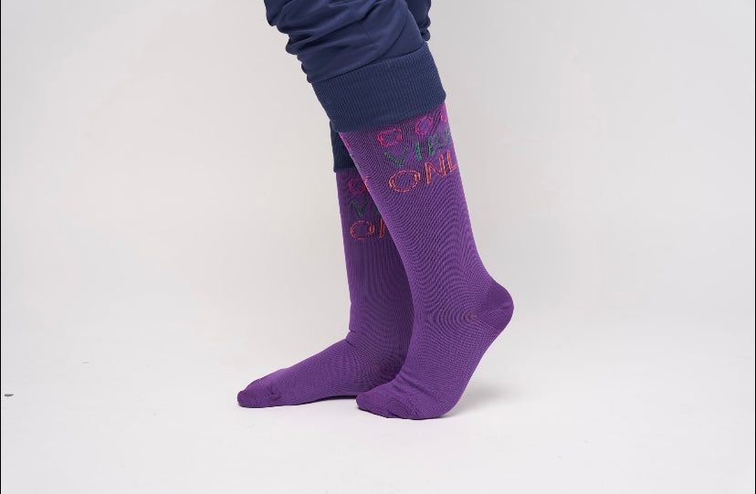 Good Vibes Only-Compression Socks