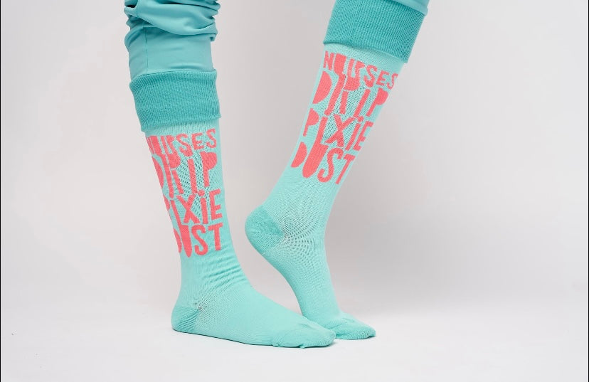 Nurses Drip Pixie Dust-Compression Socks